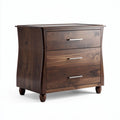 Commode en bois de noyer avec trois tiroirs dimension 60 x 40 x 70cm